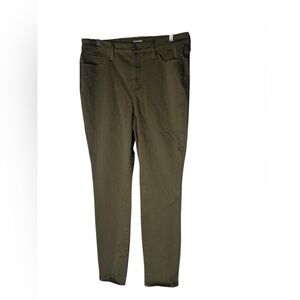 Chicos Olive Green Skinny Jeans